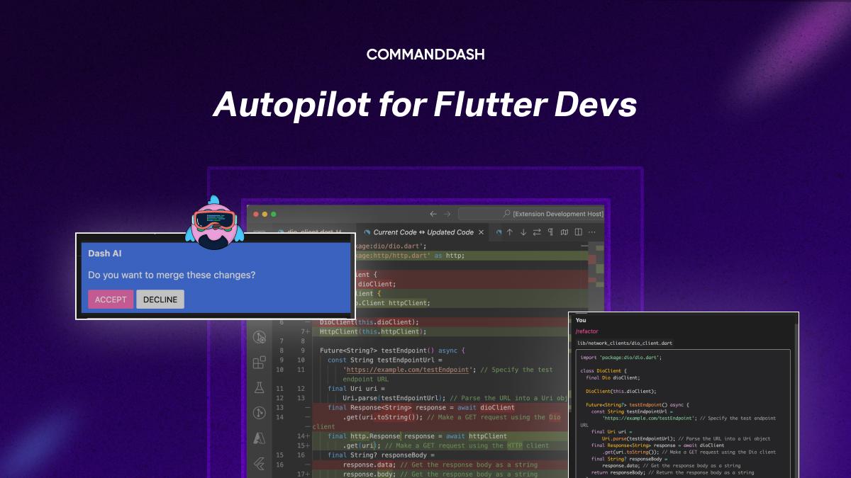Flutter AI Autopilot powered with Gemini Code & Vision